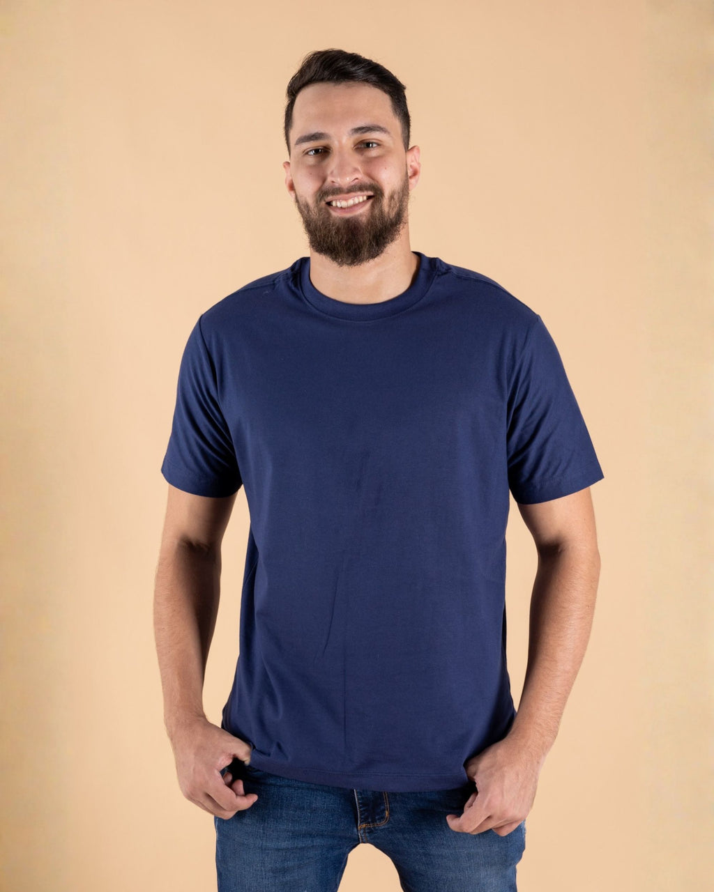 CAMISETA BÁSICA / AZUL DARK BLUE