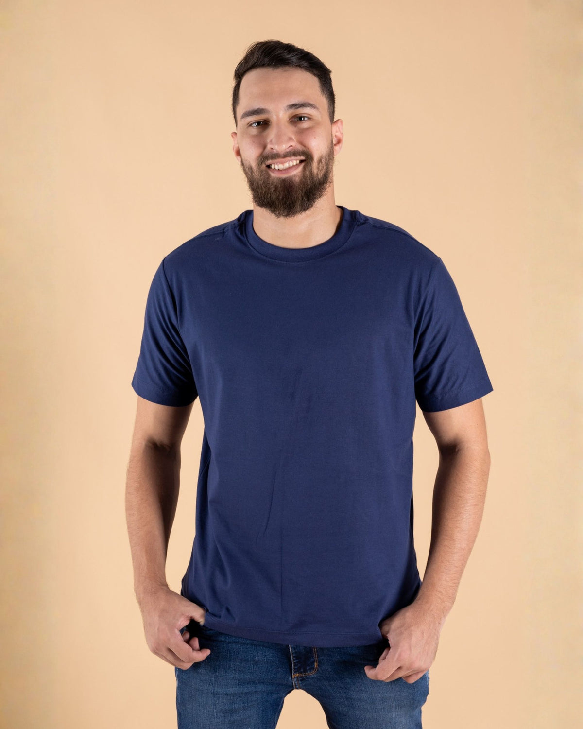 CAMISETA BÁSICA / AZUL DARK BLUE