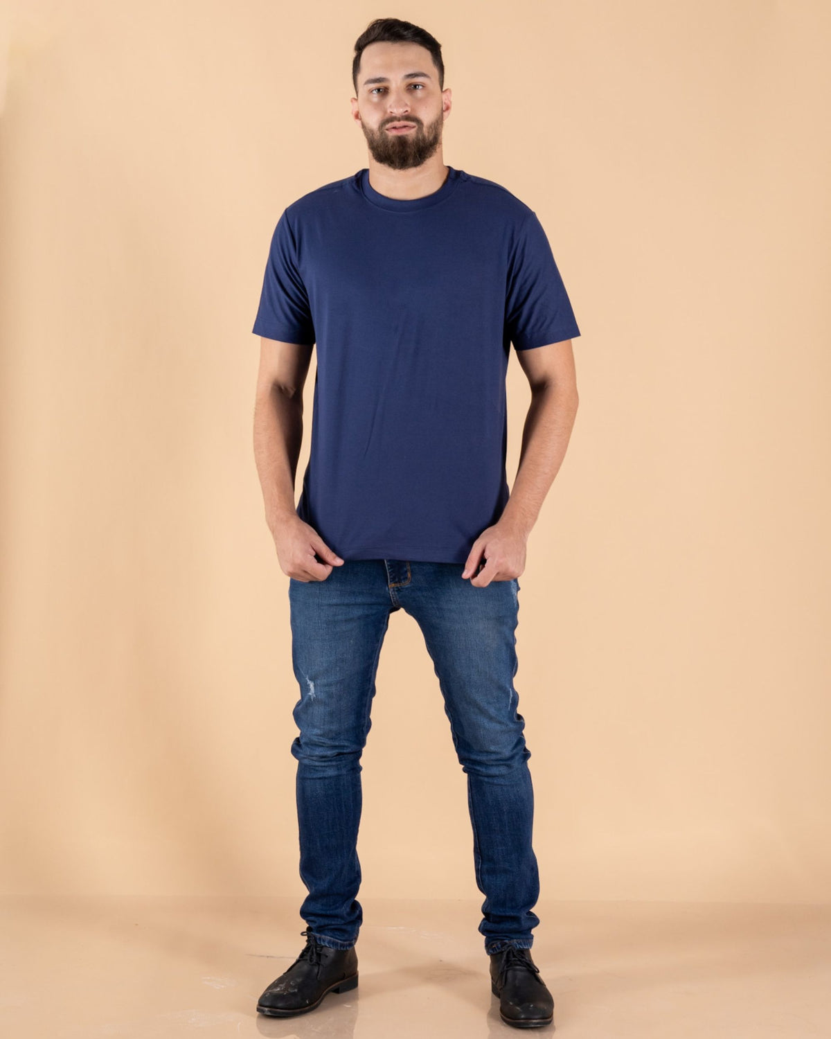 CAMISETA BÁSICA / AZUL DARK BLUE