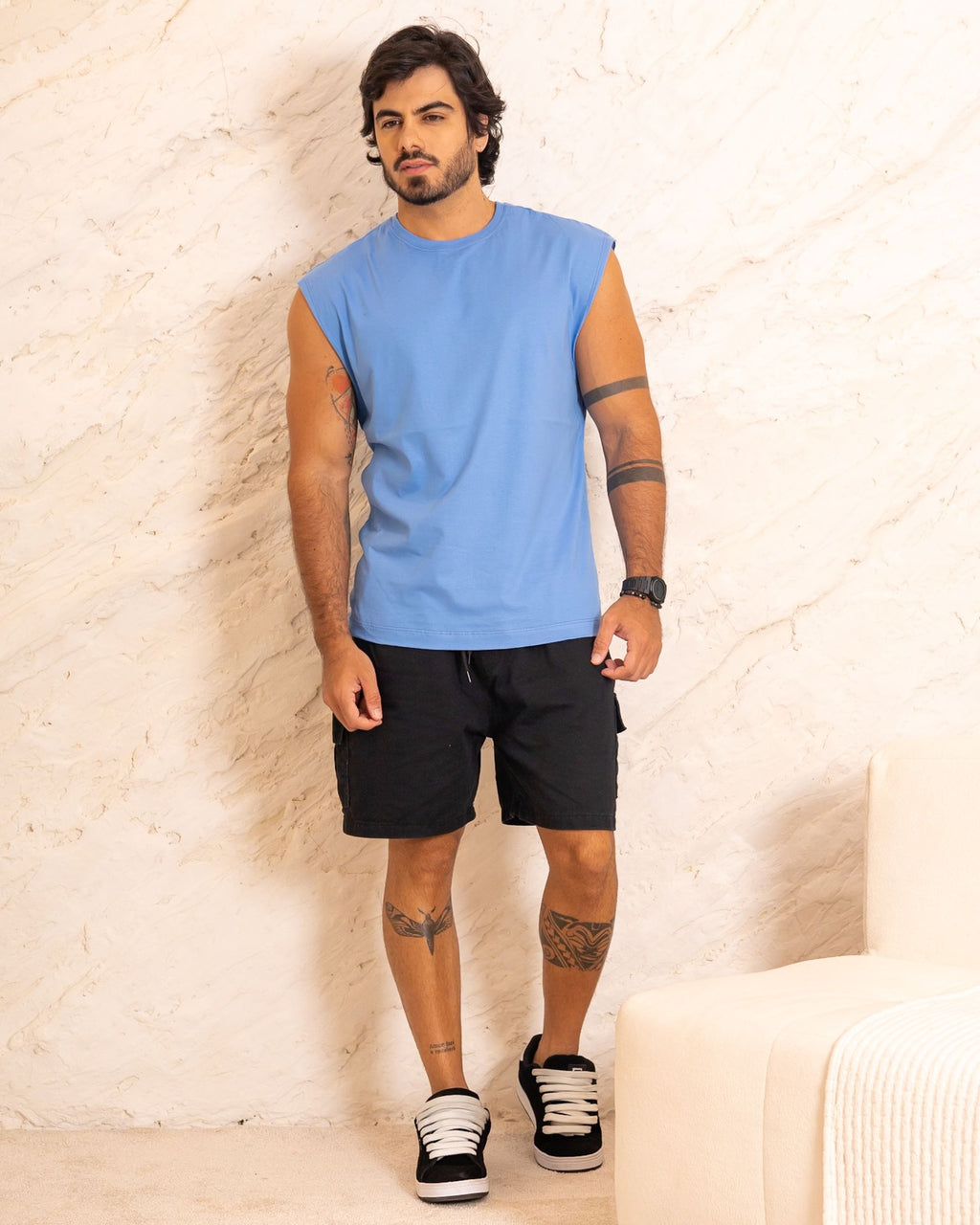 REGATA MACHÃO / AZUL LIGHT NAVY