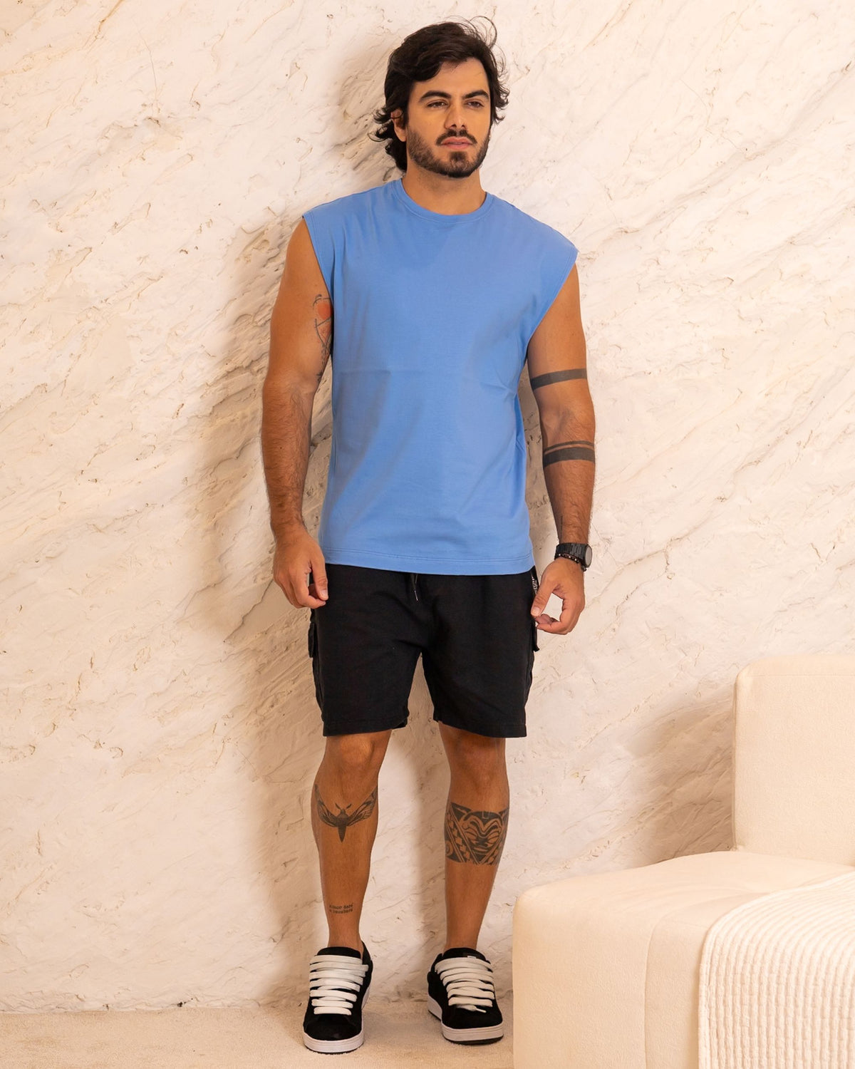 REGATA MACHÃO / AZUL LIGHT NAVY