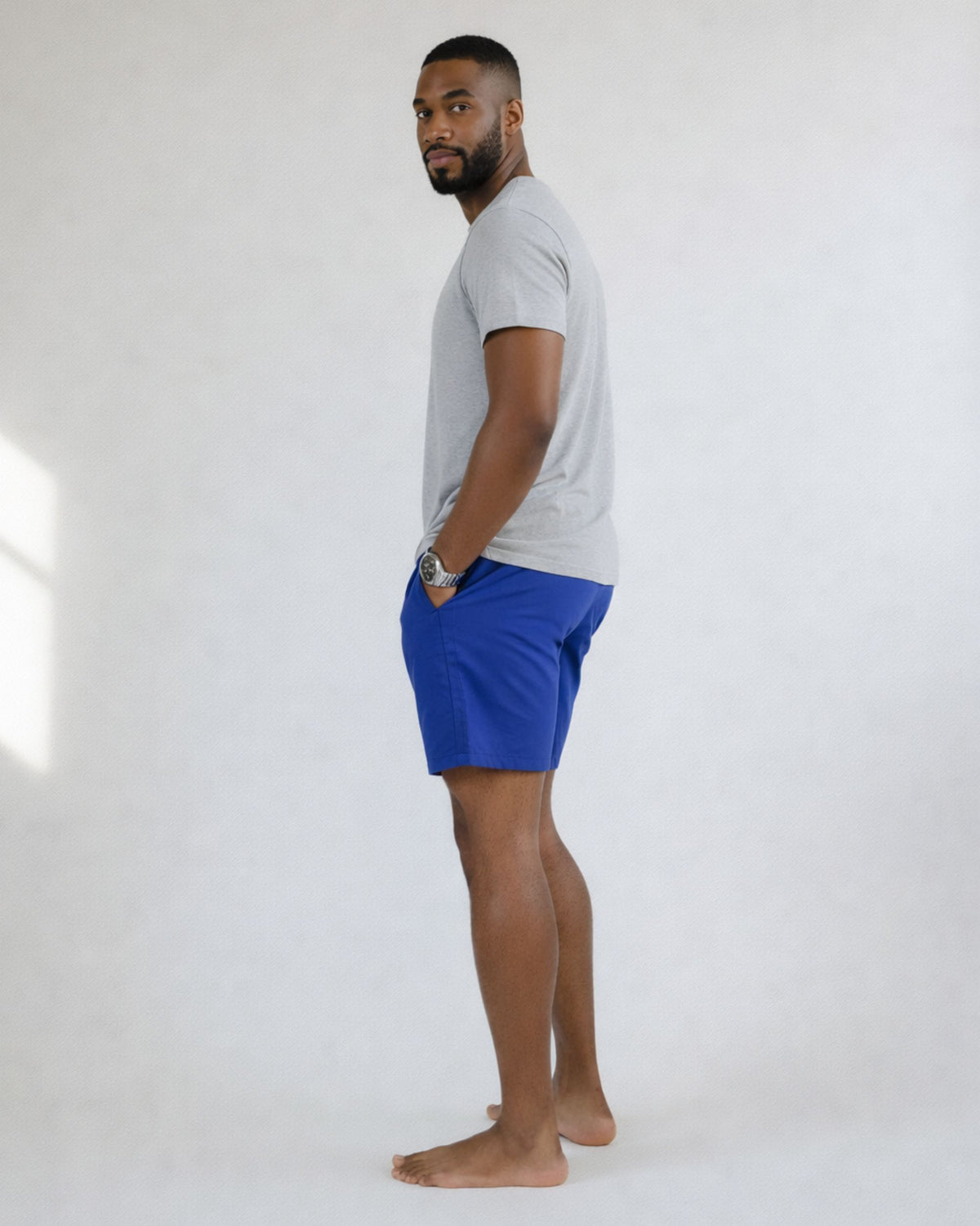 SHORT LINHO ESSENTIAL / AZUL ROYAL