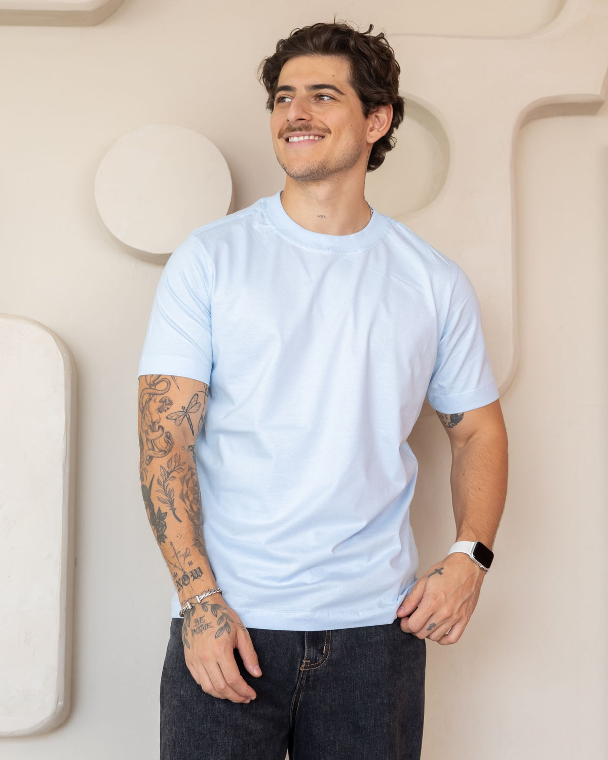 CAMISETA BÁSICA / AZUL SKYWAY