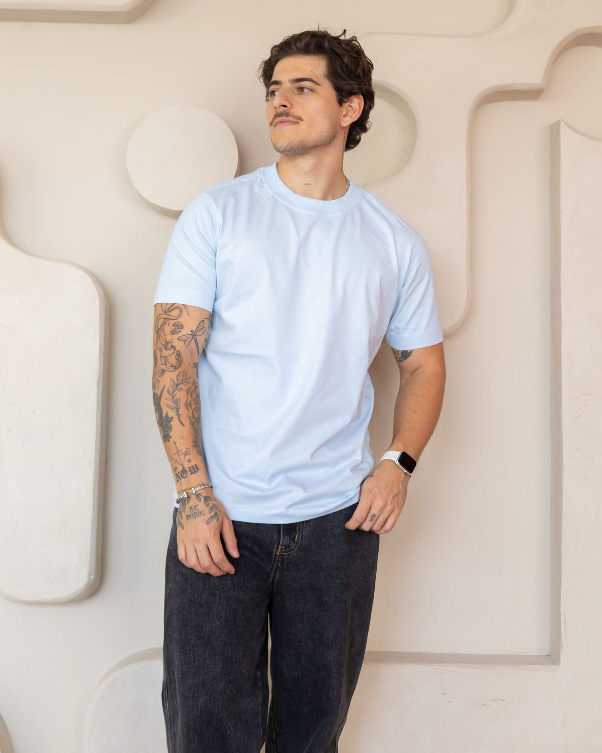 CAMISETA BÁSICA / AZUL SKYWAY