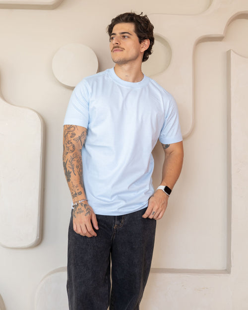 CAMISETA BÁSICA / AZUL SKYWAY