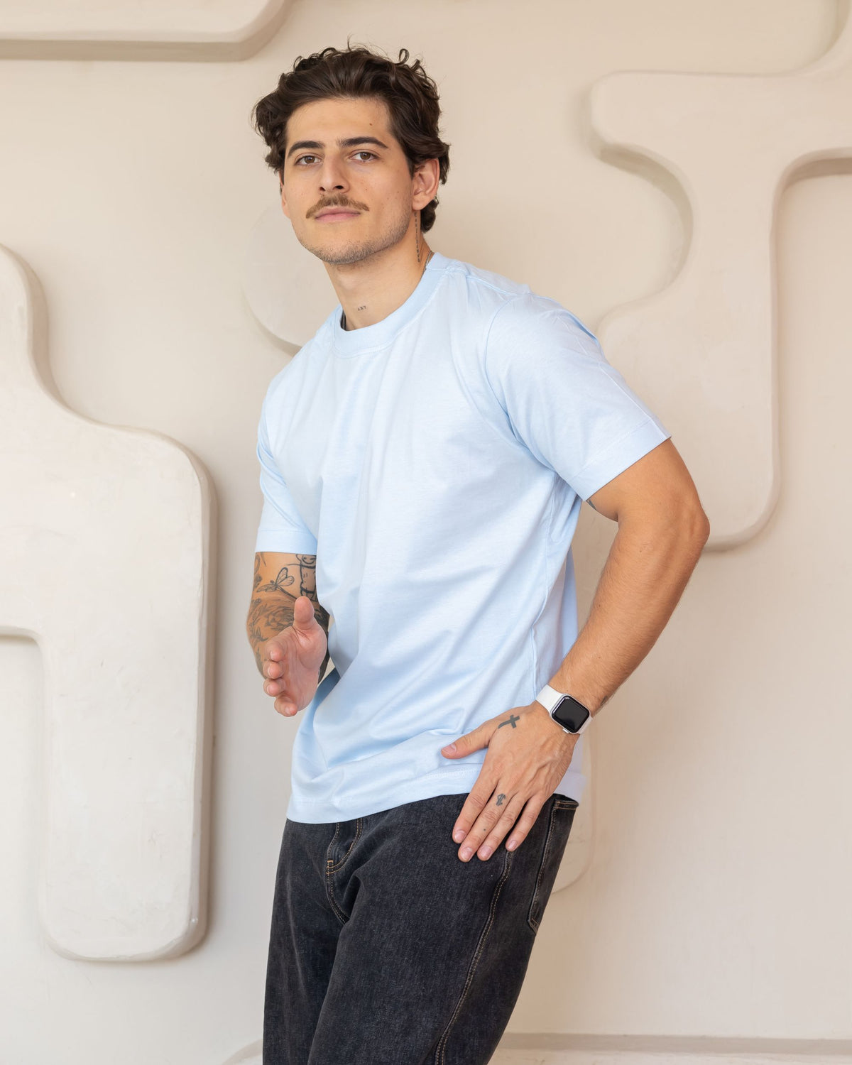 CAMISETA BÁSICA / AZUL SKYWAY