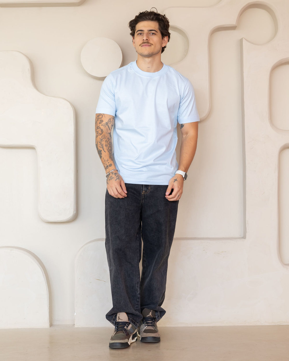 CAMISETA BÁSICA / AZUL SKYWAY