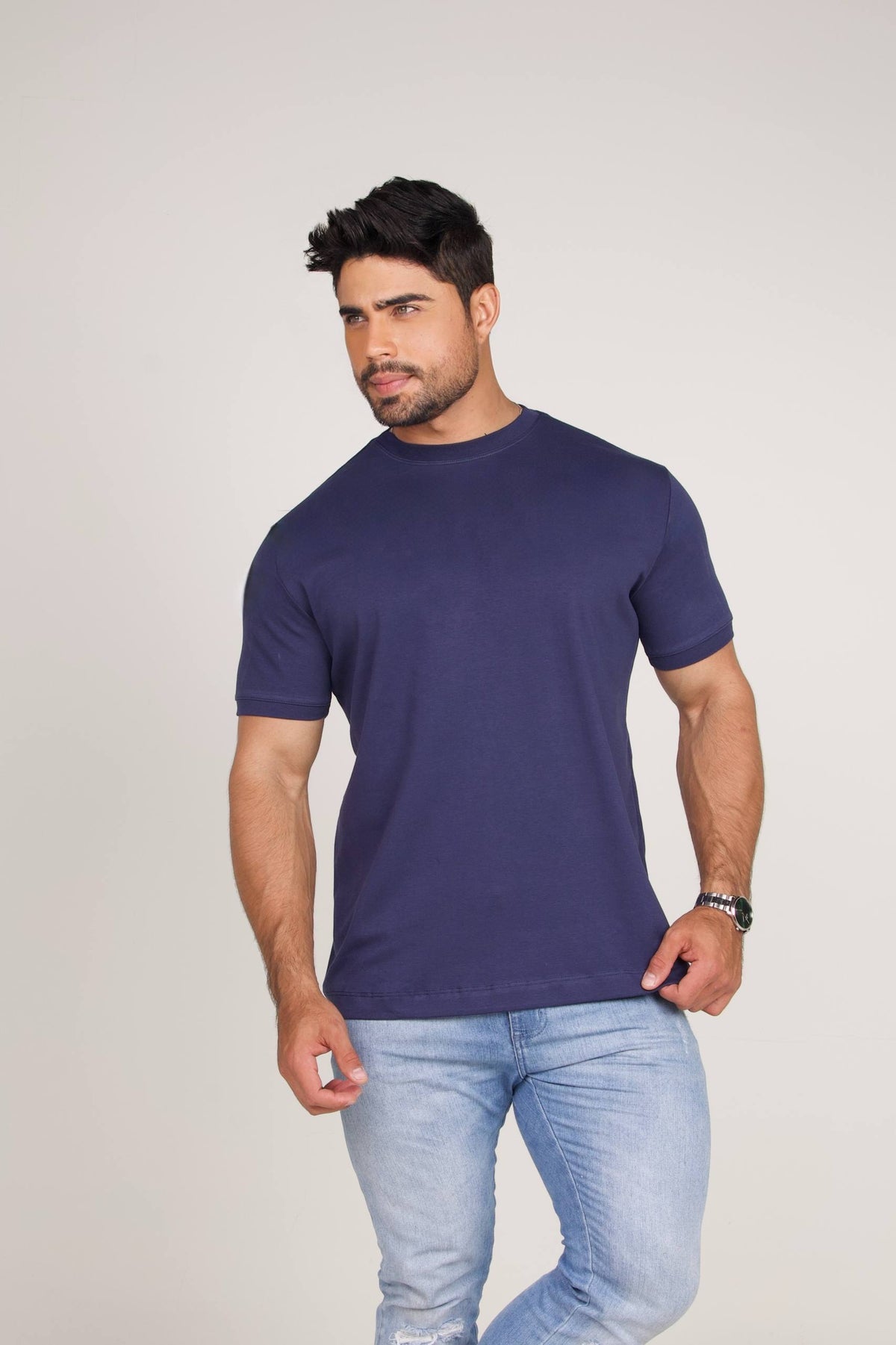 CAMISETA BOSS / AZUL TINTEIRO