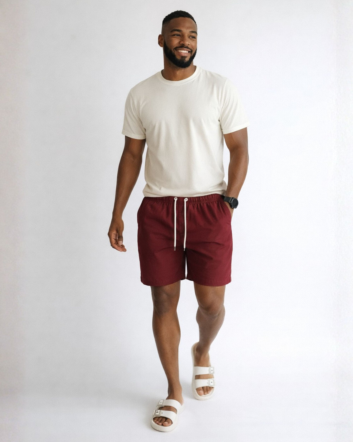 SHORT LINHO ESSENTIAL / BORDÔ