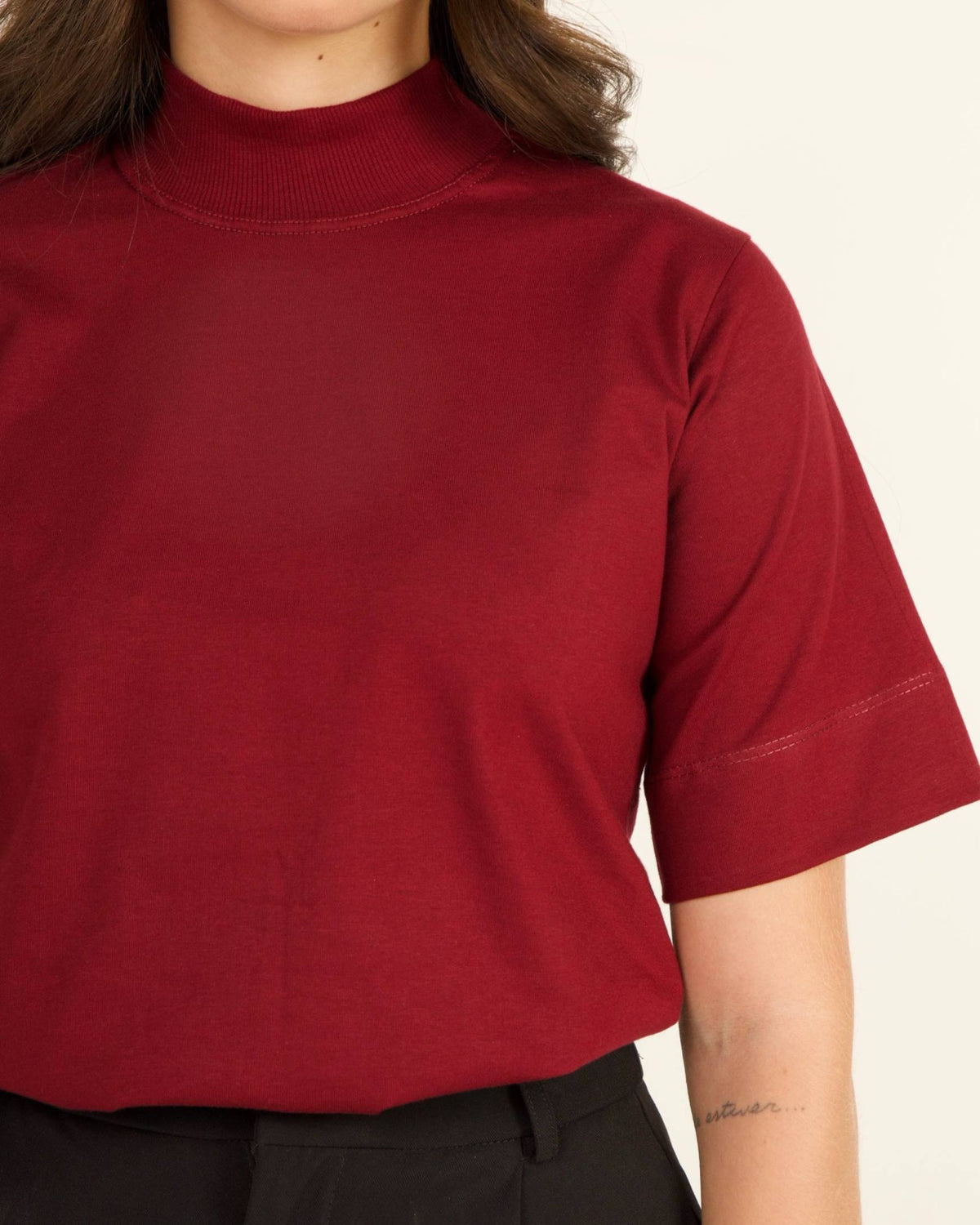 T-SHIRT GOLA ALTA / BORDÔ DIVINE WINE