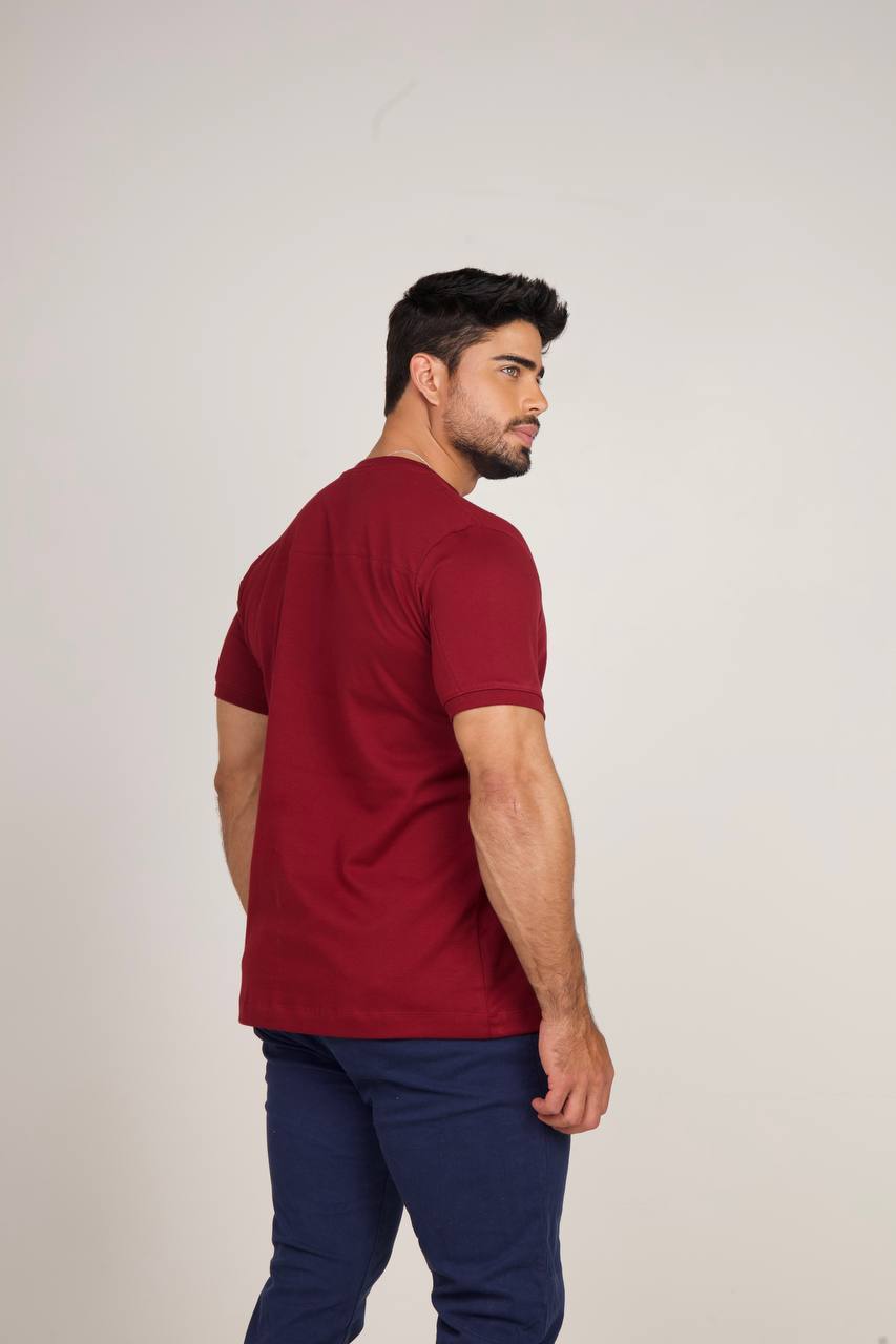 CAMISETA BOSS / BORDÔ DIVINE WINE