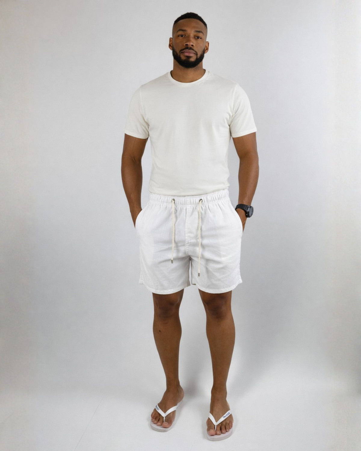 SHORT LINHO ESSENTIAL / BRANCO