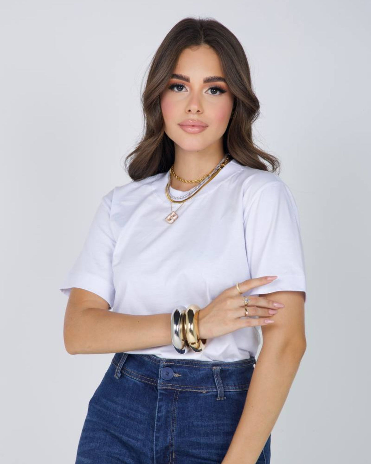 T-SHIRT BÁSICA / BRANCO