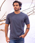 CAMISETA BÁSICA / CINZA ARDÓSIA