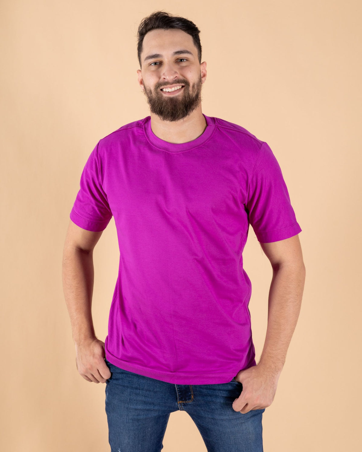 CAMISETA BÁSICA / FÚCSIA