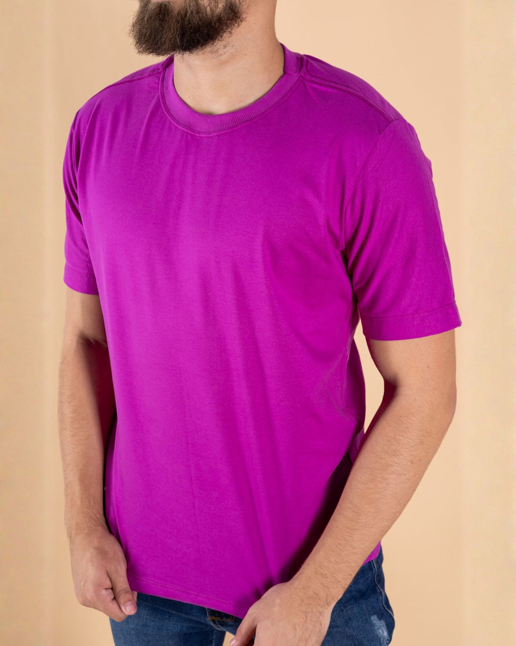 CAMISETA BÁSICA / FÚCSIA