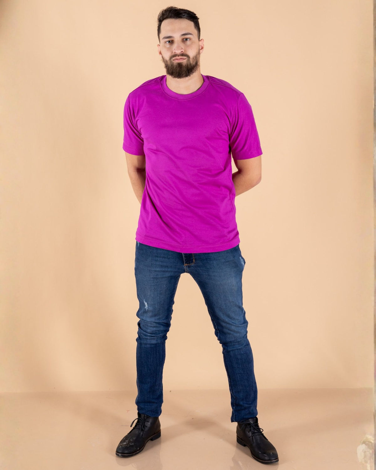 CAMISETA BÁSICA / FÚCSIA