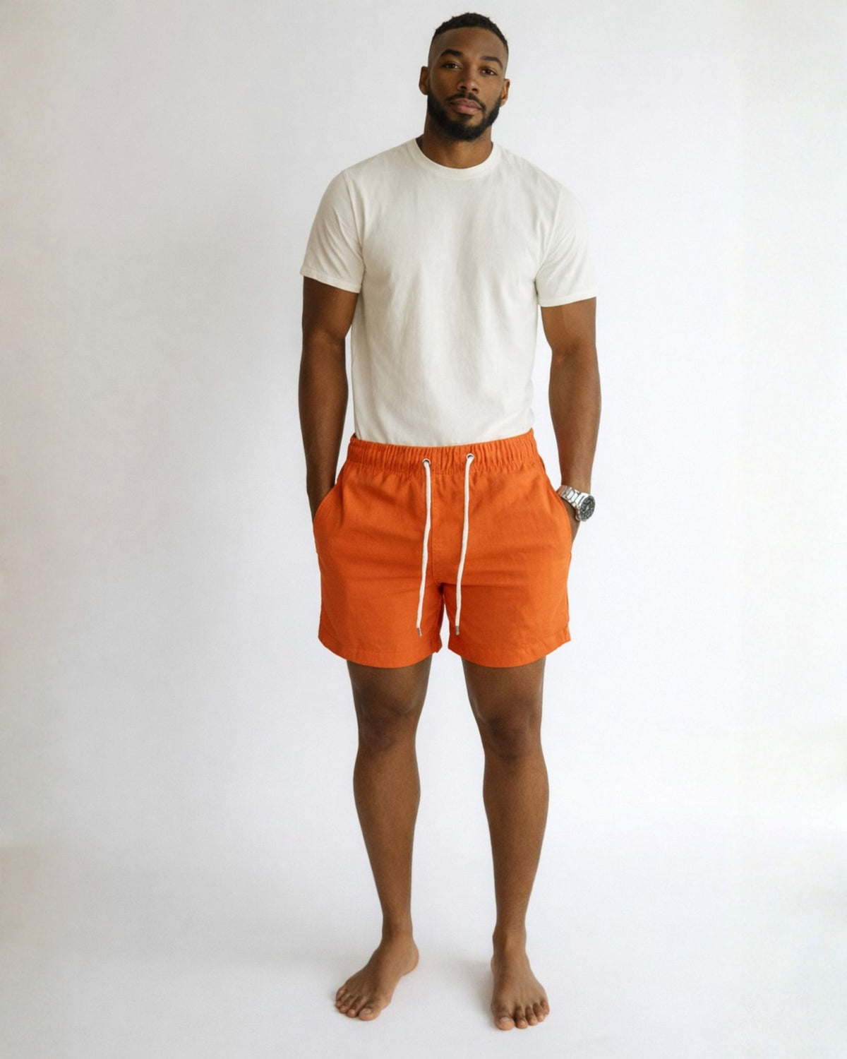 SHORT LINHO ESSENTIAL / LARANJA