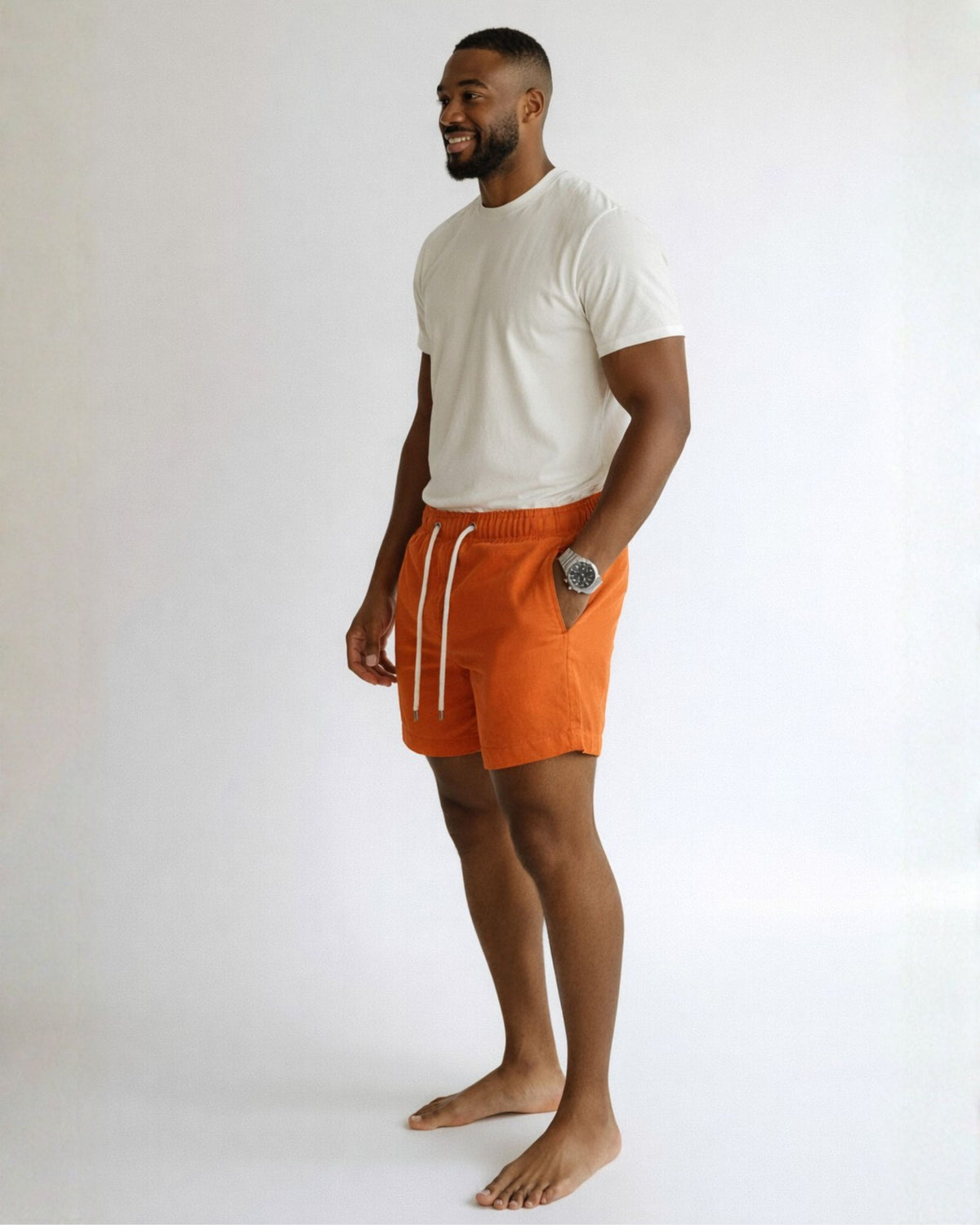 SHORT LINHO ESSENTIAL / LARANJA