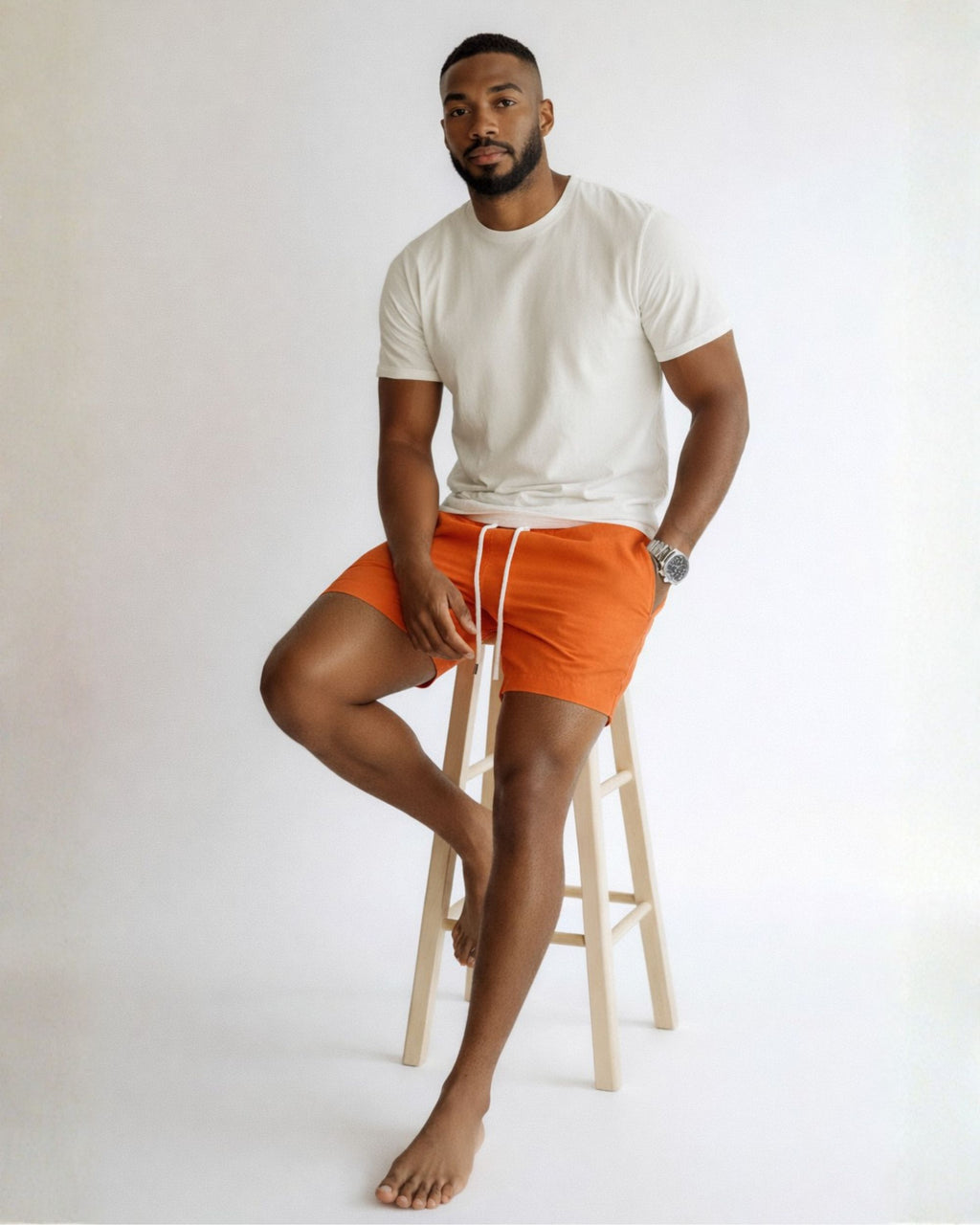 SHORT LINHO ESSENTIAL / LARANJA