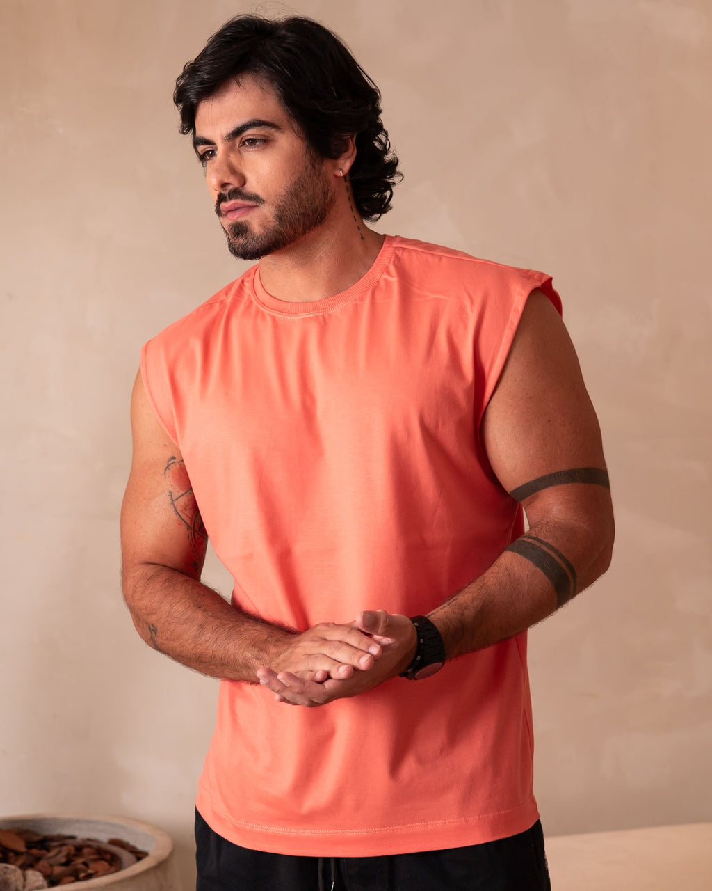 REGATA MACHÃO / LARANJA CORAL