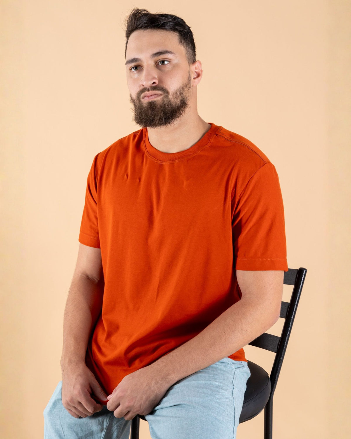 CAMISETA BÁSICA / LARANJA RUST