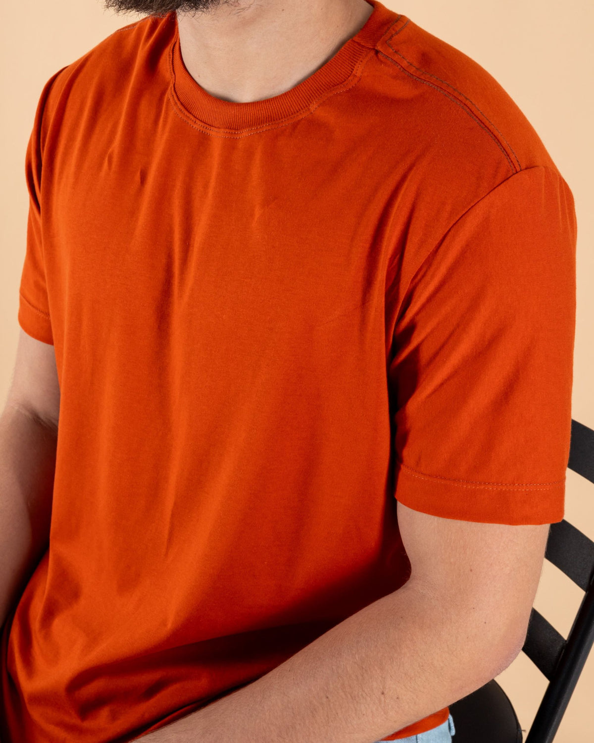CAMISETA BÁSICA / LARANJA RUST