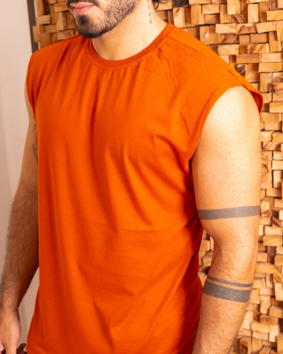 REGATA MACHÃO / LARANJA RUST