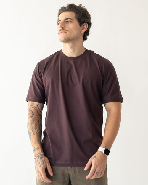 CAMISETA BÁSICA / MARROM EBONY
