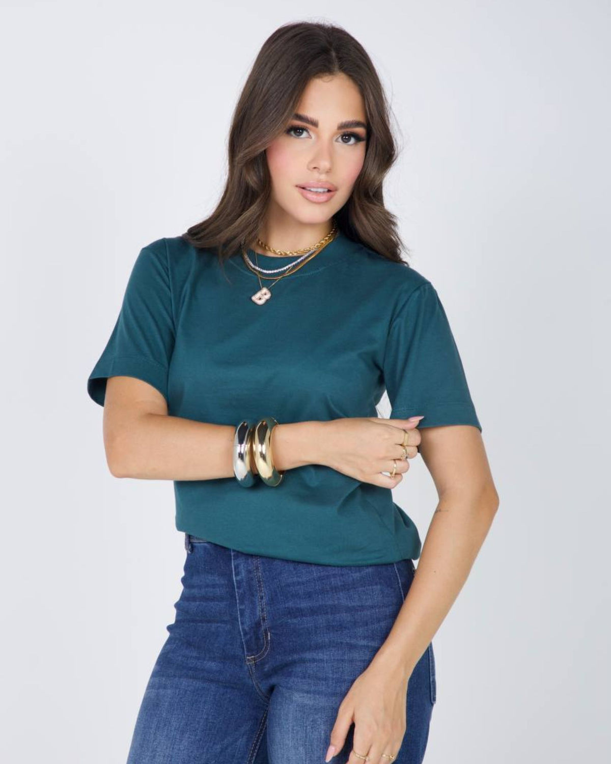 T-SHIRT BÁSICA / NIGHT GREEN