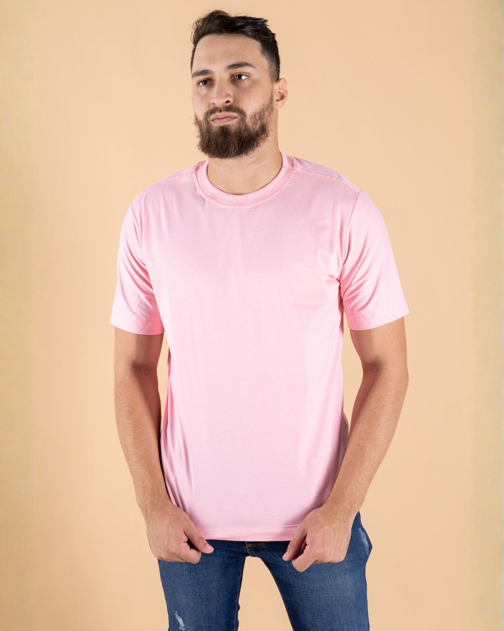 CAMISETA BÁSICA / ROSA BEBÊ