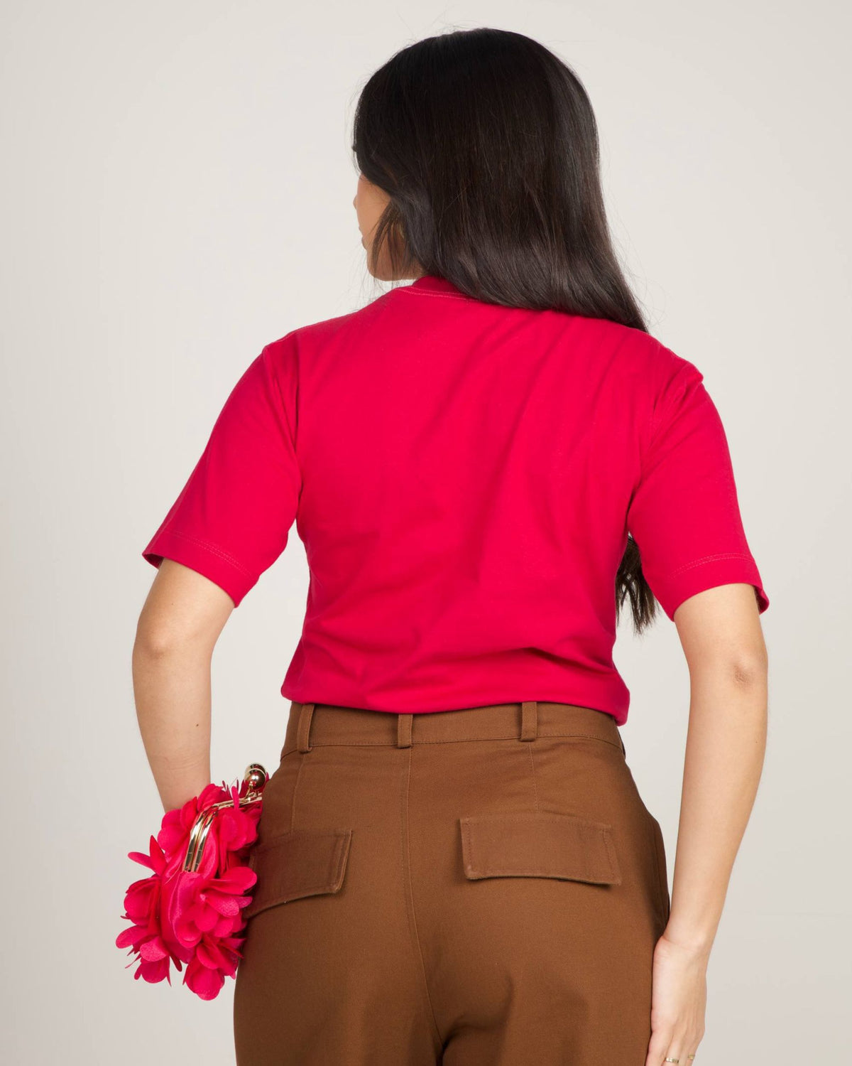 T-SHIRT BÁSICA / ROSA ELEGANCE