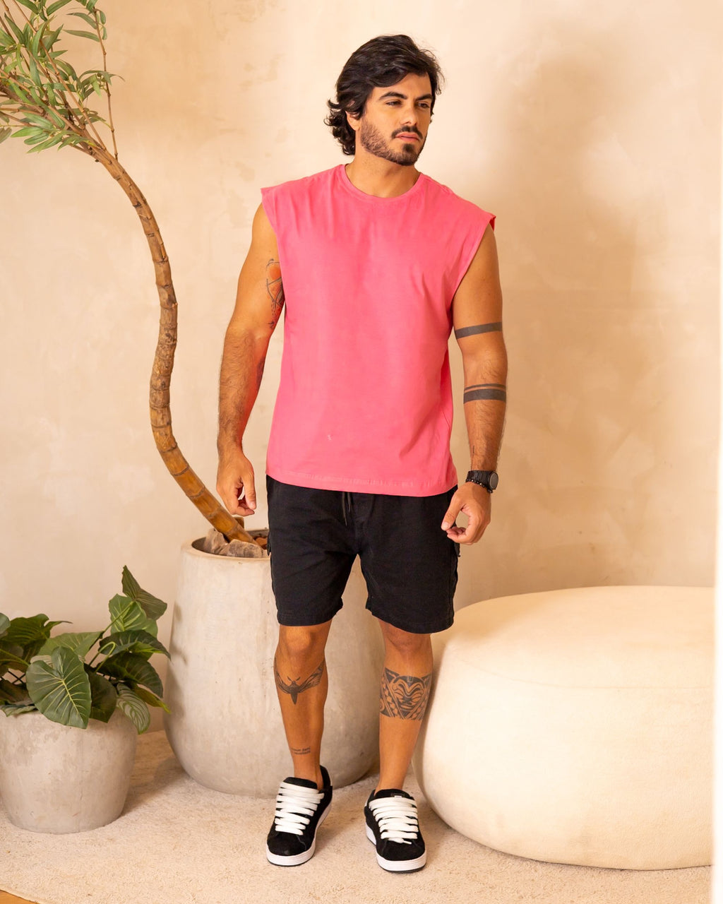 REGATA MACHÃO / ROSA PINK