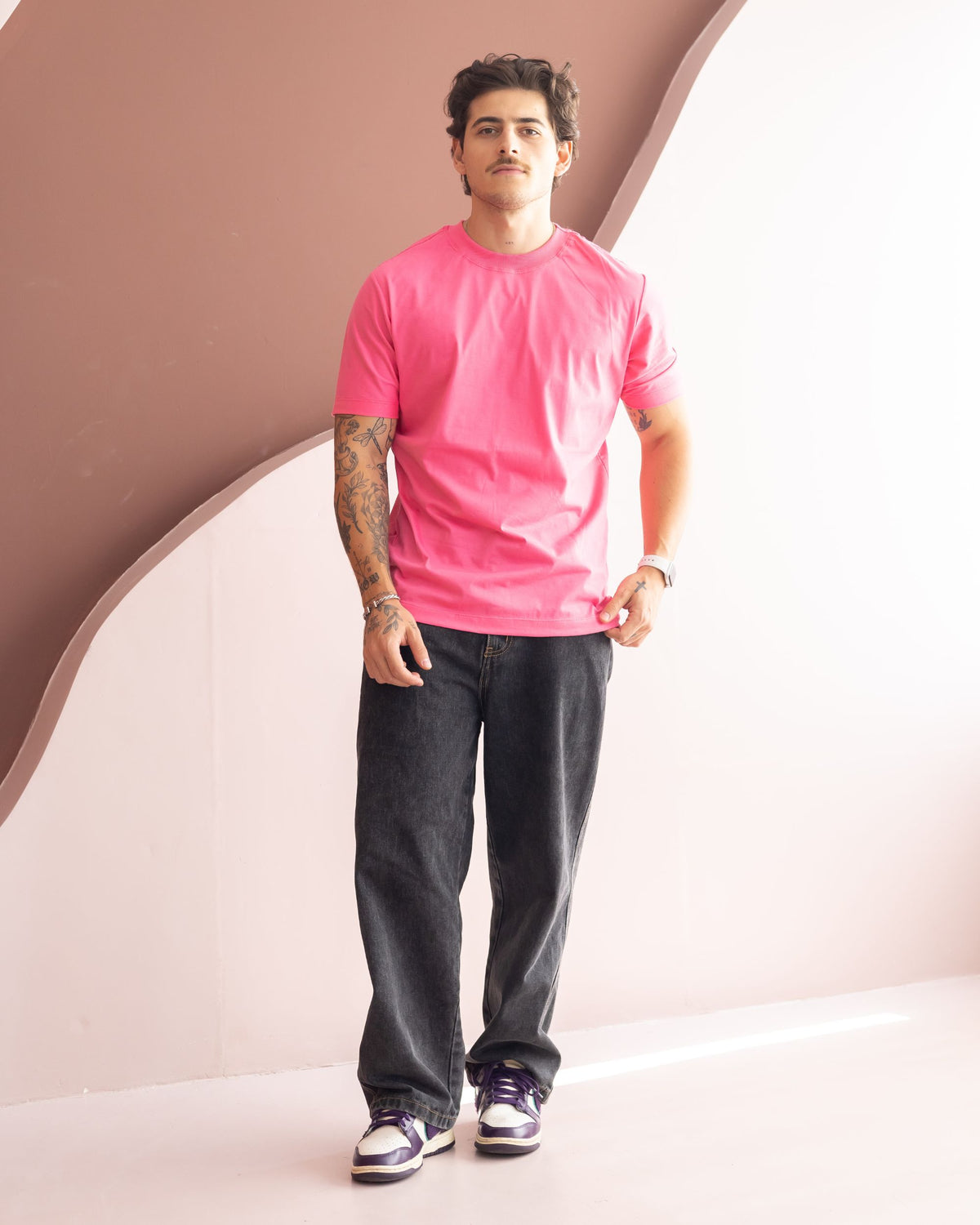 CAMISETA BÁSICA / ROSA PINK
