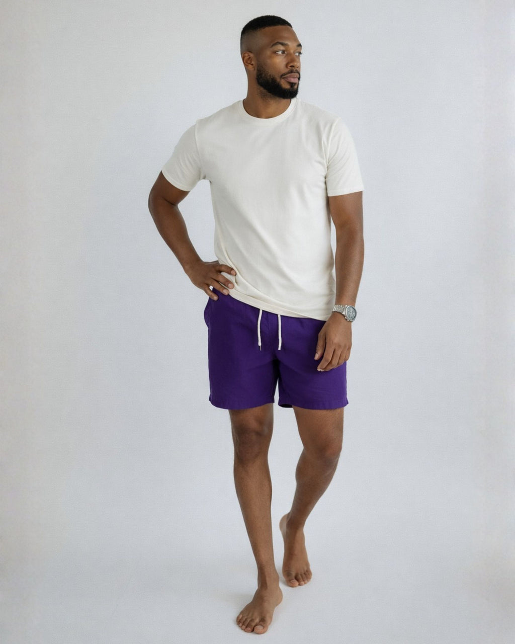 SHORT LINHO ESSENTIAL / ROXO