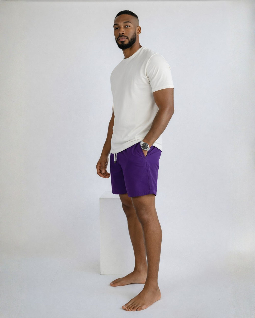 SHORT LINHO ESSENTIAL / ROXO