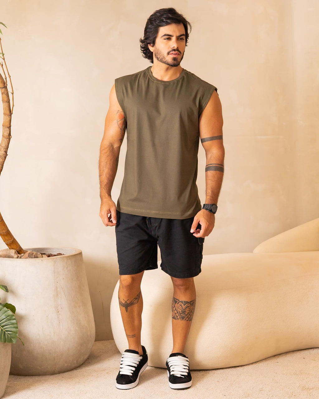 REGATA MACHÃO / STONE GREEN