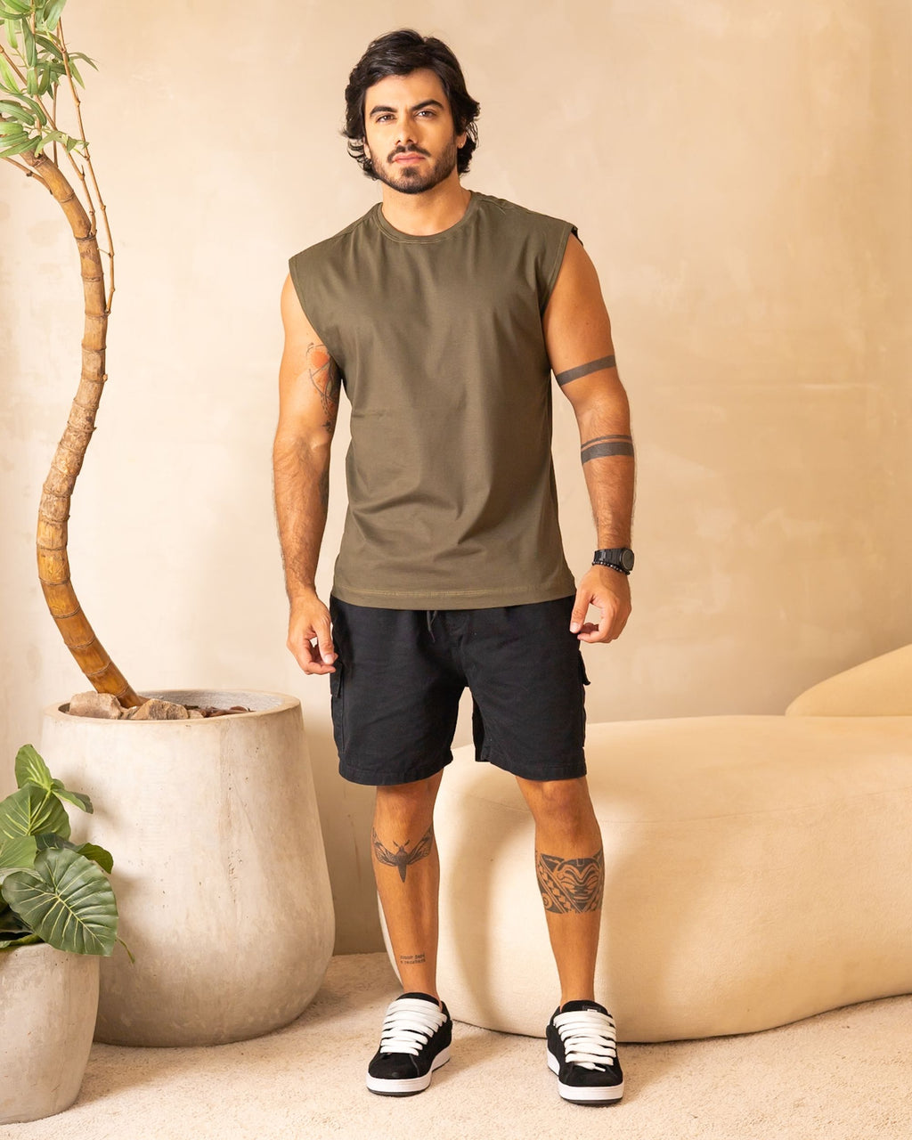REGATA MACHÃO / STONE GREEN