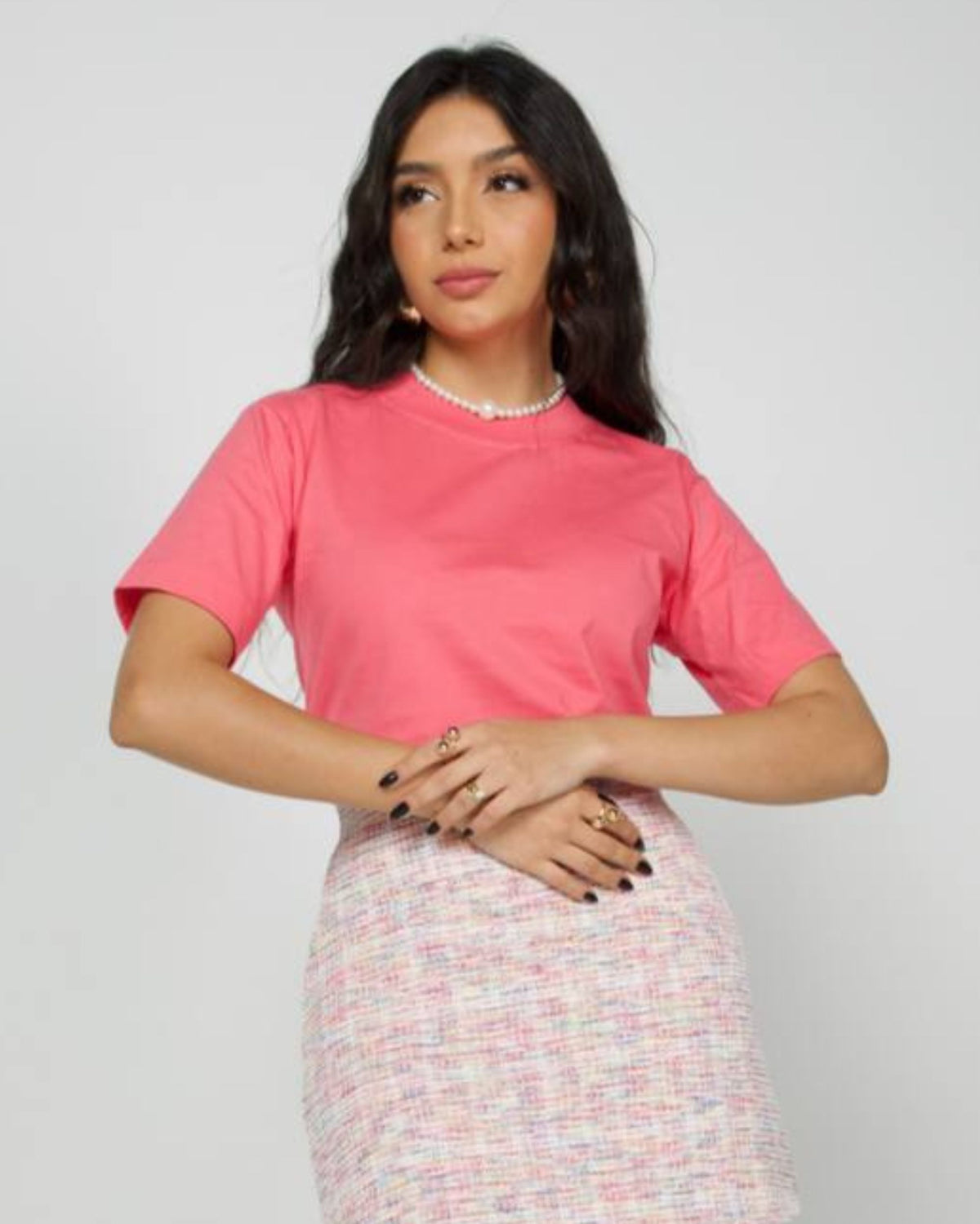 T-SHIRT BÁSICA / TRANSCENDENT PINK