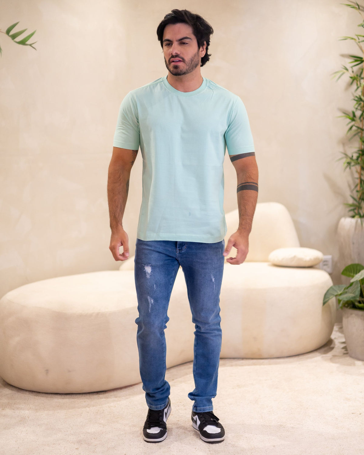 CAMISETA BÁSICA / VERDE BEBÊ