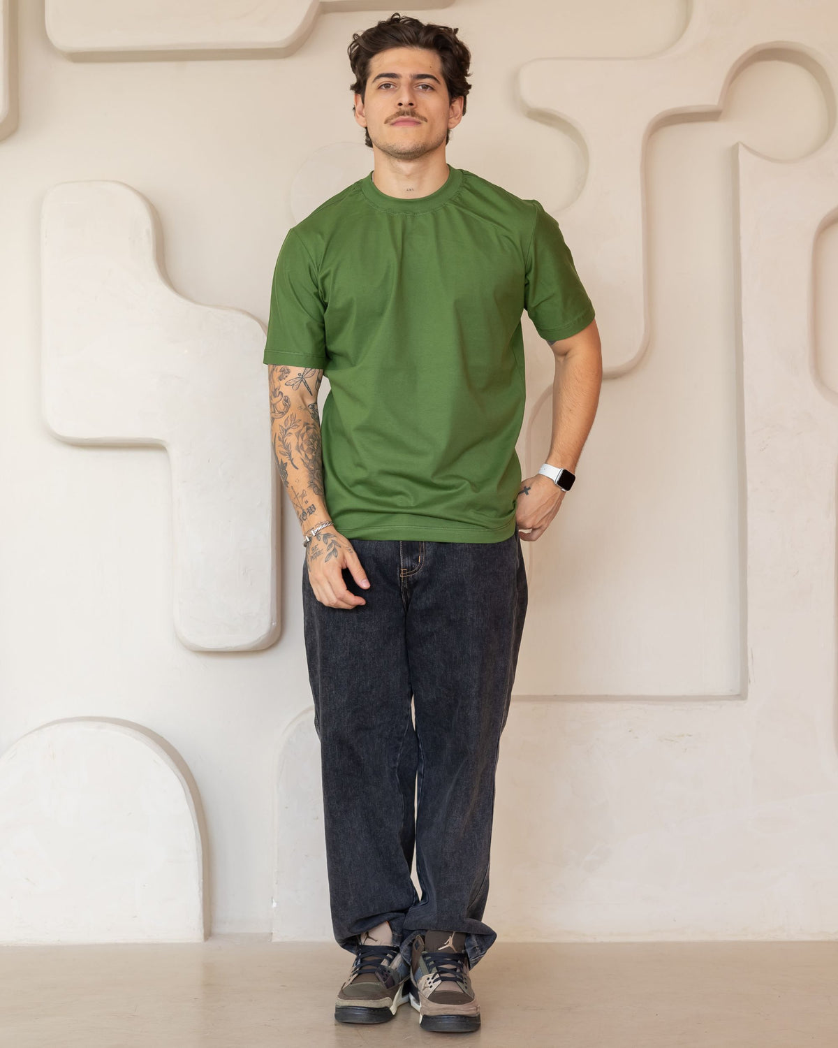 CAMISETA BÁSICA / VERDE VERT