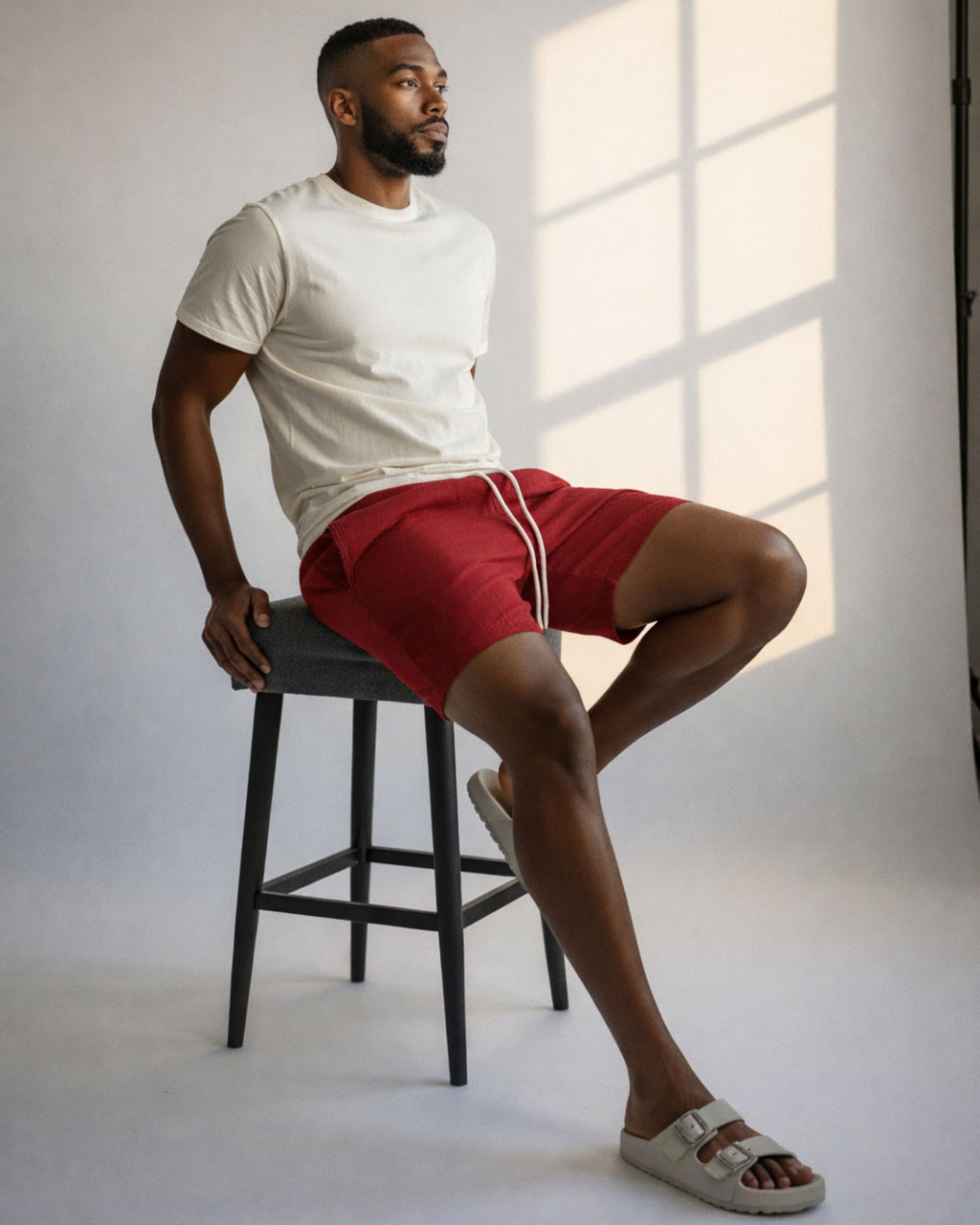 SHORT LINHO ESSENTIAL / VERMELHO
