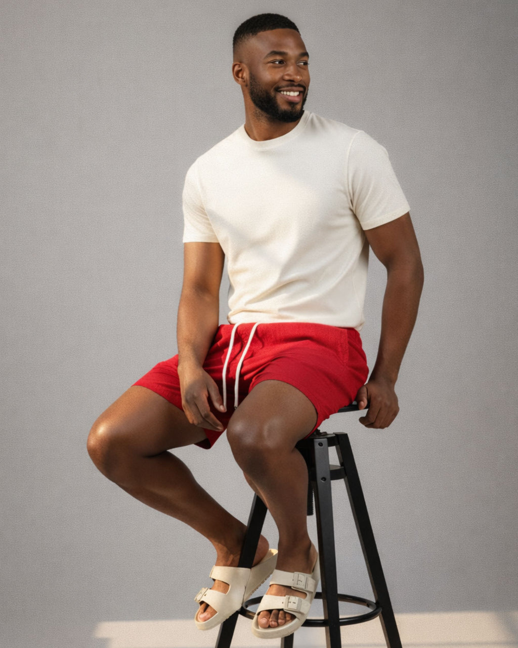 SHORT LINHO ESSENTIAL / VERMELHO