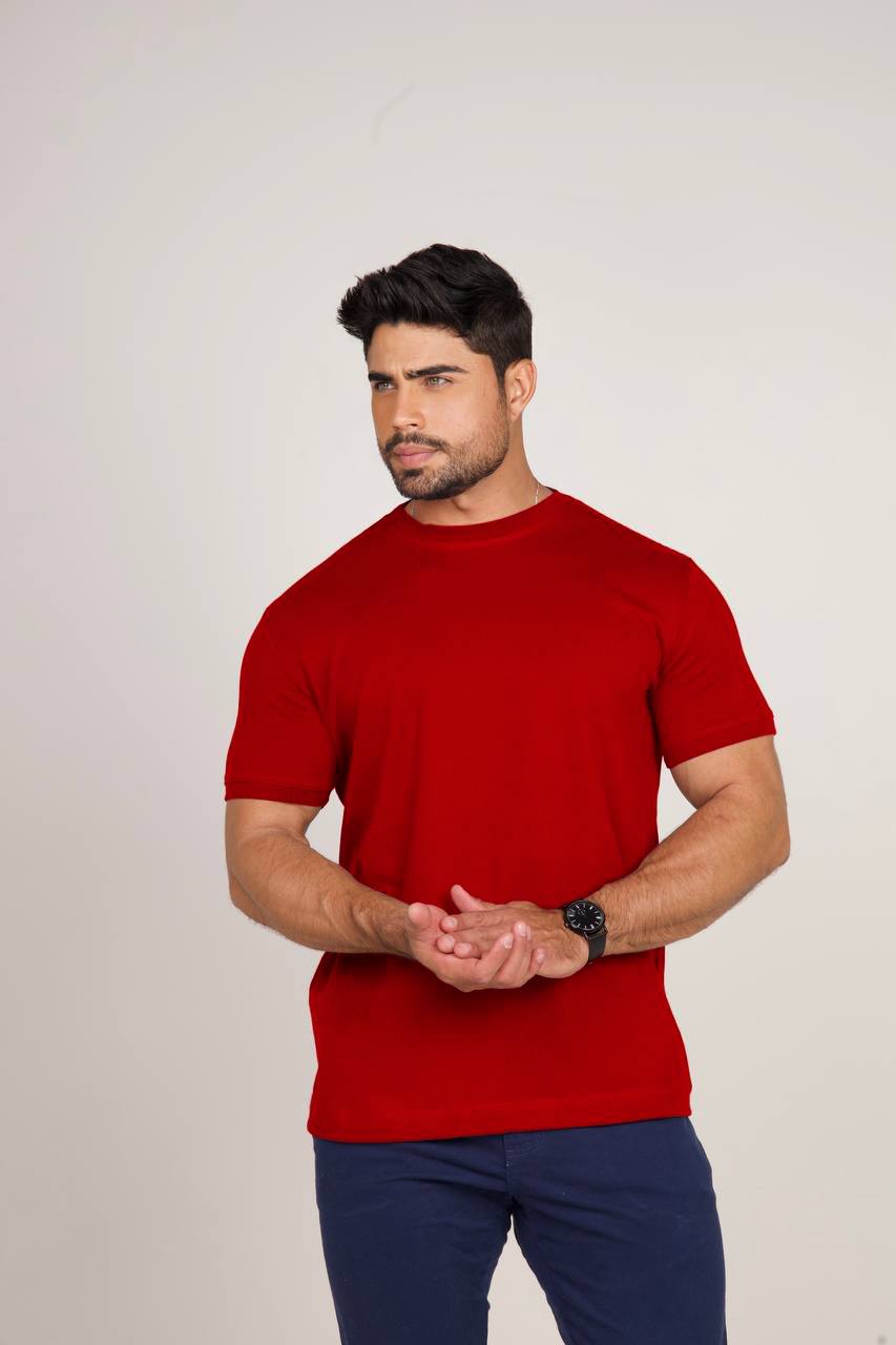 CAMISETA BOSS / VERMELHO MANDARIM