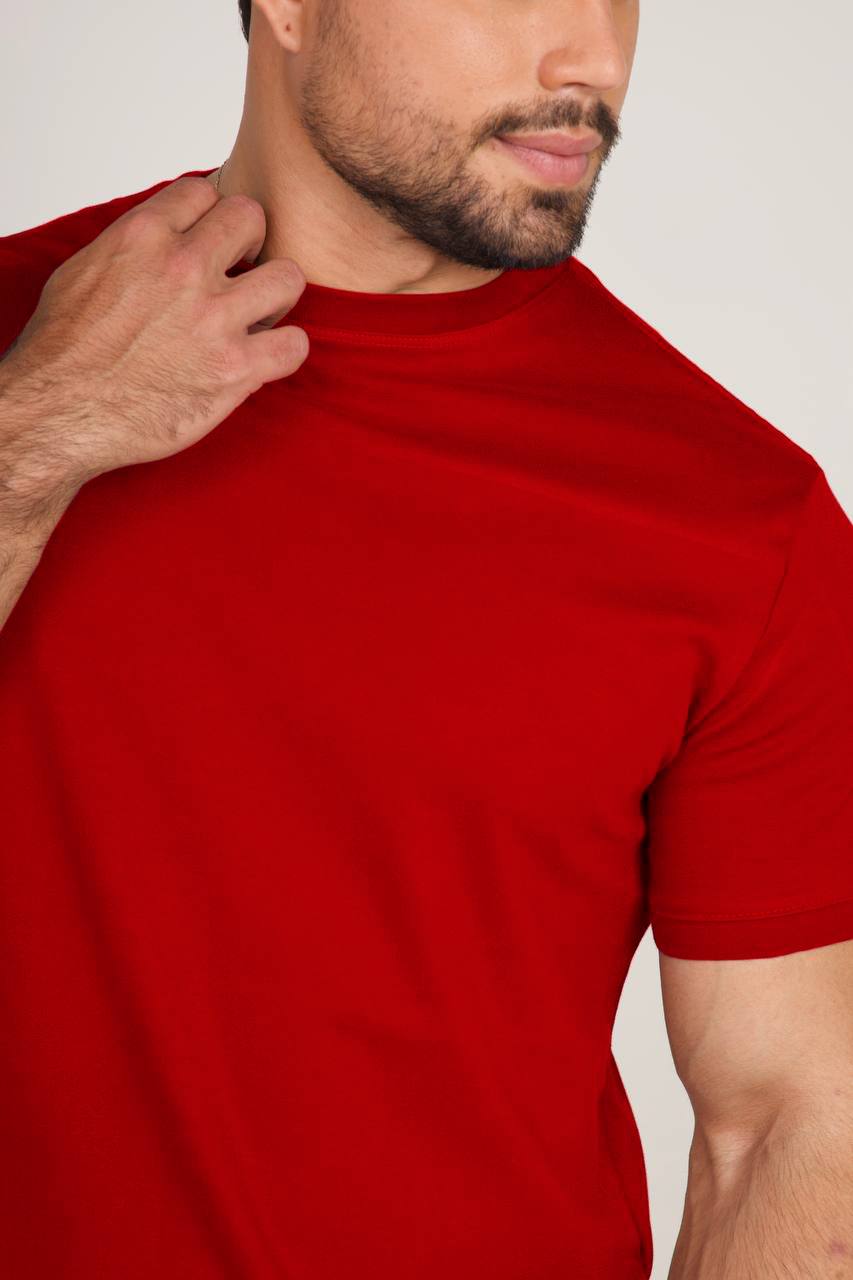 CAMISETA BOSS / VERMELHO MANDARIM