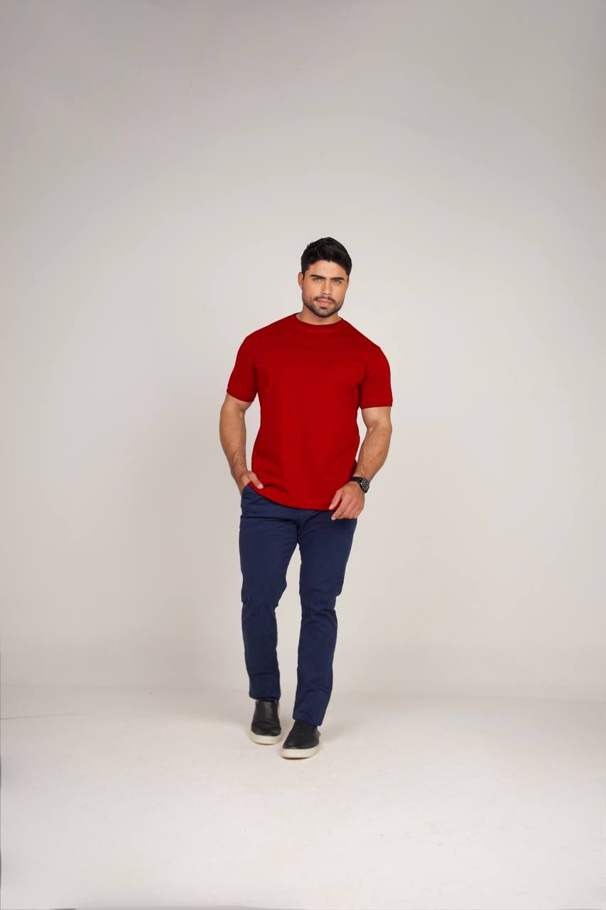 CAMISETA BOSS / VERMELHO MANDARIM